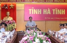 Thủ tướng Phạm Minh Chính: Hà Tĩnh phát huy tối đa yếu tố con người
