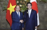 Thủ tướng Nguyễn Xuân Phúc hội đàm với Thủ tướng Nhật Bản Abe Shinzo