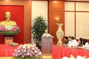 Tổng Bí thư gặp mặt các đại biểu người có công tiêu biểu toàn quốc