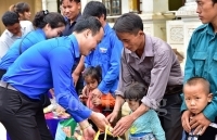 Đoàn thanh niên Bộ Công Thương chia sẻ khó khăn với bà con vùng lũ Lai Châu