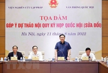Góp ý để hoàn thiện dự thảo Nội quy kỳ họp Quốc hội sửa đổi