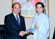 Thủ tướng gặp Cố vấn Nhà nước, Bộ trưởng Ngoại giao Myanmar