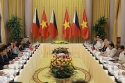 Chủ tịch nước chủ trì lễ đón và hội đàm với Tổng thống Philippines