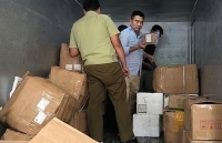 Thu giữ số lượng lớn nguyên liệu trà sữa không rõ nguồn gốc