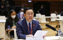 Chủ tịch Quốc hội phát biểu về ứng phó COVID-19 và biến đổi khí hậu