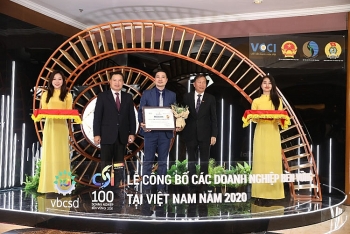Chiến lược phát triển bền vững của một tập đoàn đa quốc gia được thực hiện như thế nào?