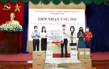 BRG và SeABank ủng hộ trang thiết bị y tế phòng chống dịch Covid-19 cho tỉnh Hà Nam