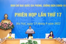 Thủ tướng Phạm Minh Chính chủ trì phiên họp Ban Chỉ đạo phòng, chống dịch COVID-19