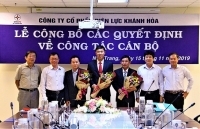 PC Khánh Hòa công bố quyết định về công tác cán bộ theo kết quả thi tuyển của EVNCPC