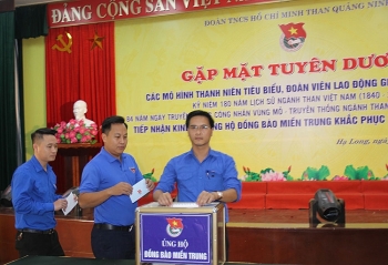 Đoàn Than Quảng Ninh: Hỗ trợ 130 đoàn viên bị ảnh hưởng mưa lũ tại miền Trung