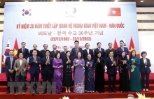 Kỷ niệm 30 năm thiết lập quan hệ ngoại giao Việt Nam-Hàn Quốc