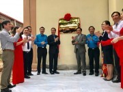 Gắn biển công trình chào mừng Đại hội III Công đoàn Công Thương Việt Nam