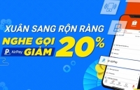 Nạp điện thoại thả ga, AirPay giảm giá 20%