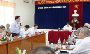 Đoàn công tác của Chính phủ làm việc tại Khánh Hòa