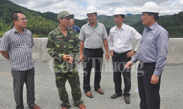 Sự cố trên công trường xây dựng thủy điện Sông Bung 2: Phối hợp khắc phục kịp thời