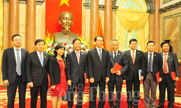 Chủ tịch nước Trần Đại Quang: “Các doanh nghiệp cần bám sát mục tiêu giá trị của Chương trình Thương hiệu Quốc gia”