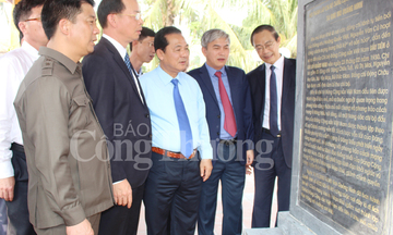 Khánh thành Di tích nơi thành lập Chi bộ Đảng đầu tiên tại Khu mỏ Quảng Ninh