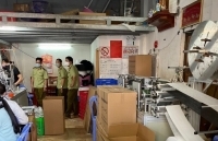 Hà Nội và TP. Hồ Chí Minh liên tiếp thu giữ hàng trăm nghìn khẩu trang y tế làm giả