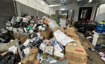 Triệt phá kho hàng tiêu dùng nhập lậu và giả mạo nhãn hiệu 