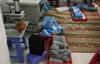 TP. Hồ Chí Minh: Phát hiện cơ sở sản xuất khẩu trang giả mạo tên thương nhân, địa chỉ