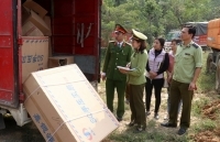 Lào Cai: Tiêu hủy trên 8,5 tấn bánh kẹo, đồ chơi trẻ em nhập lậu