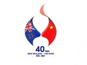 Công bố logo chính thức kỷ niệm 40 năm quan hệ ngoại giao New Zealand và Việt Nam