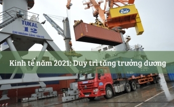 [Infographics] Kinh tế năm 2021: Duy trì tăng trưởng dương