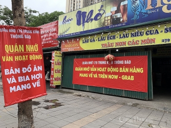 Hà Nội: Hàng quán nghiêm chỉnh chấp hành lệnh tạm dừng hoạt động
