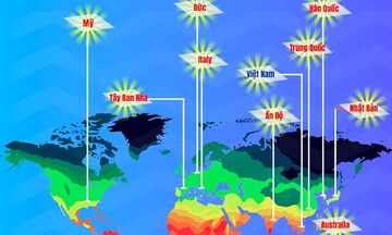 [INFOGRAPHIC] Việt Nam là 1 trong 10 quốc gia có sản lượng điện mặt trời cao nhất thế giới