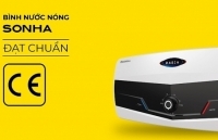 Bình nước nóng Sơn Hà đạt tiêu chuẩn châu Âu - CE