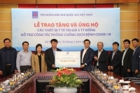 PVN trao tặng thiết bị y tế trị giá 5 tỷ đồng hỗ trợ công tác phòng chống dịch Covid-19