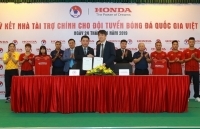 Honda Việt Nam là nhà tài trợ chính cho các đội tuyển bóng đá Quốc gia Việt Nam