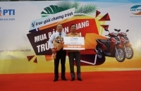 PTI trao thưởng xe máy SH cho khách hàng