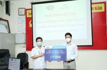 Tập đoàn Hòa Phát tiếp tục ủng hộ 3 tỷ đồng hỗ trợ công tác phòng chống dịch Covid-19