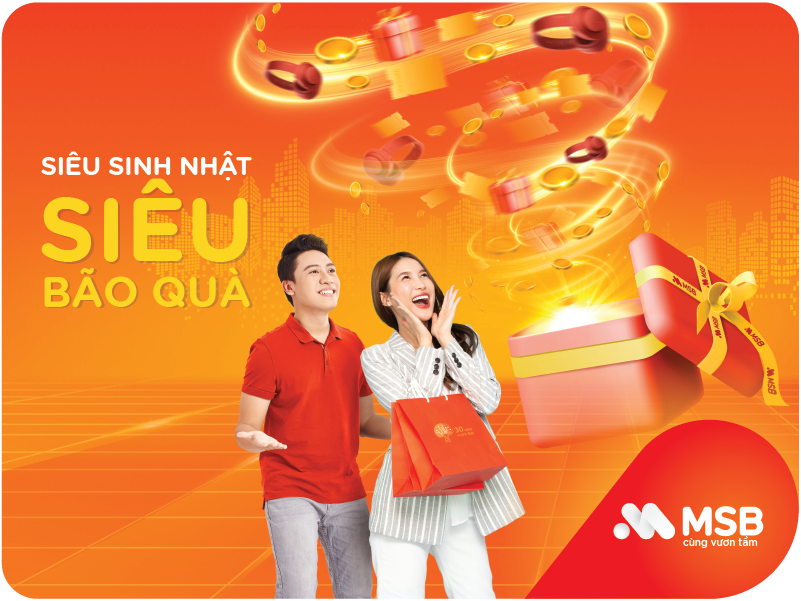 MSB tặng hơn 40.000 phần quà tri ân khách hàng nhân dịp sinh nhật 30 năm