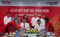 Thanh toán tiền điện qua mã QR tại Maritime Bank