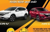 Honda Việt Nam khuyến mãi cho khách mua xe CRV- và HR-V