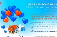 MB 25 năm đồng hành: Miễn phí – Nhận quà – Trúng nhà tiền tỷ