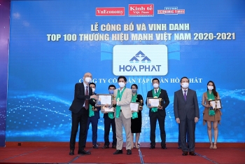Hòa Phát được vinh danh Thương hiệu mạnh lần thứ 10 liên tiếp