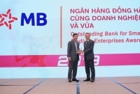 MB nhận hai giải thưởng về bán lẻ và đồng hành cùng doanh nghiệp