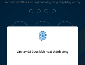 VIB ứng dụng bảo mật sinh trắc học trong giao dịch ngân hàng