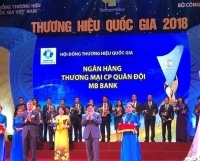 MB là một trong bốn ngân hàng đạt thương hiệu quốc gia năm 2018