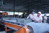 Sản xuất gạch không nung: Lợi ích nhiều mặt