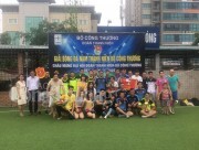 Đội bóng Viện Nghiên cứu Điện tử-Tin học vô địch Giải bóng đá nam thanh niên Bộ Công Thương 2017