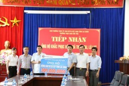 Petrolimex hỗ trợ khắc phục hậu quả mưa lũ