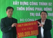Petrolimex Hà Bắc hỗ trợ 500 triệu xây dựng hai phòng học mầm non