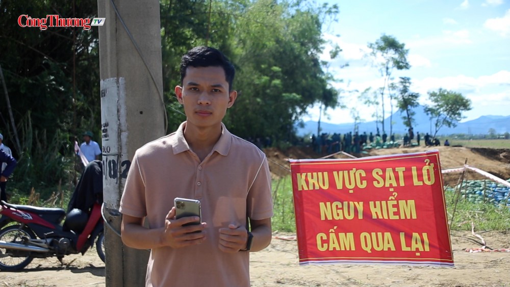 Sạt lở nghiêm trọng bờ sông Vu Gia, uy hiếp hàng loạt nhà dân