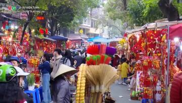 Chợ hoa Tết phố Hàng Lược