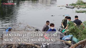 Hà Nội Xanh và quyết tâm “hồi sinh” những con sông ô nhiễm tại Hà Nội