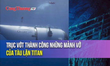 Trục vớt thành công những mảnh vỡ của tàu lặn Titan